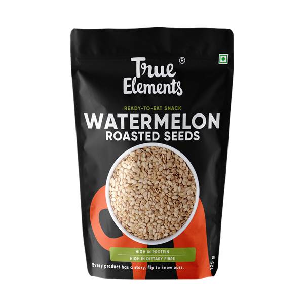 True Elements Roasted Watermelon Seeds 125 gm